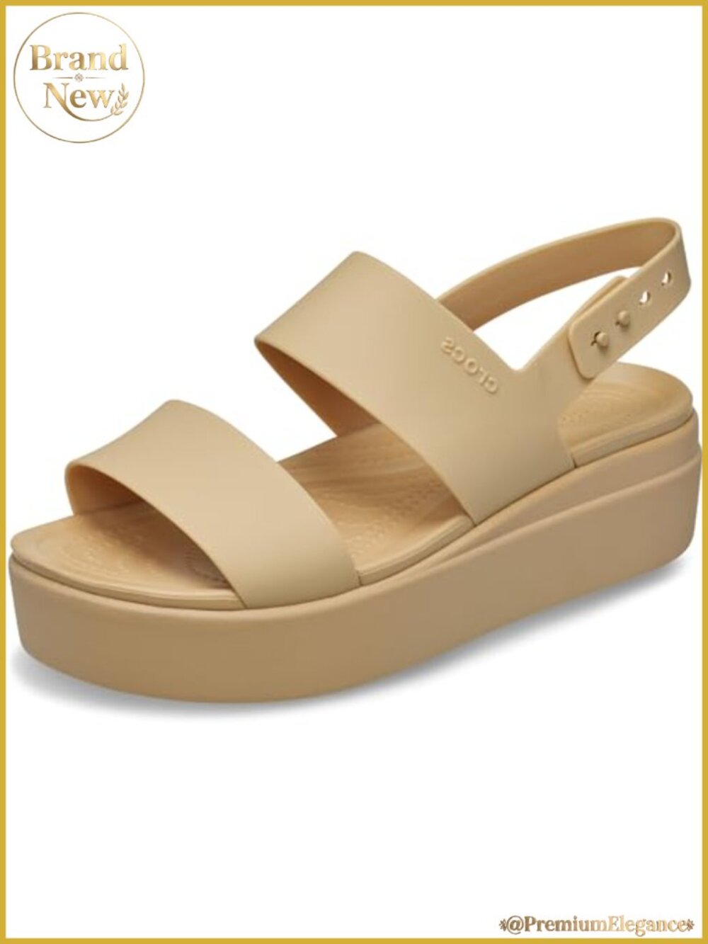 Crocs Brooklyn Low Wedge Sandals Women's Platform Wedges Comfort LiteRide